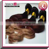 Three Tone Ombre Brazilian Hair Weave Wet and Wavy 1/33/27 thumbnail-2