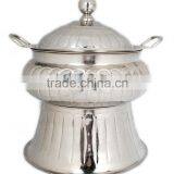 Steel Cheffing Dish, Wedding & Party Utensils, Food Serving Dish, Hot Keeping Dish, Catering Item, Hotel & Restaurant Utensils thumbnail-1