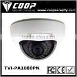 Motion Detection 2MP 2.8-12mm TVI Security System IR Dome Vandalproof 1080P TVI CCTV Camera