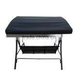 Luxury Leisure Wrought Iron Indoor Swing Chair With Stand 3 Seat Chair Swing thumbnail-2