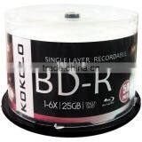 TAIWAN A+ Glossy White Blu Ray Disc, Blank Bluray 25GB Gloss thumbnail-3