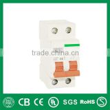 2 pole miniature circuit breaker / iso9001 certificate