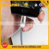 OEM MFI certified for iphone 5 fabric braided charger usb cable