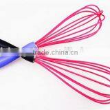 Hot Sale Colorful Silicone Whisk With PP Handle Silicone Kitchen Utensils for Blending, Whisking, Beating & Stirring thumbnail-4