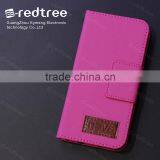 Promotion PU Leather Flip Card Holder Wallet Cell Phone Case Cover for Iphone 6s 7