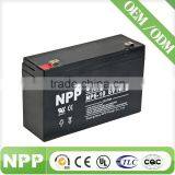 NPP High Quality Sealed Lead Acid Solar Battery With 6v10AH thumbnail-1