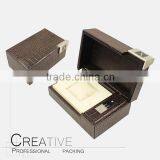 Black Luxury Watch Box PU Leather Single Watch Box