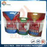 Transparent Plastic Stand Up Pouch With Zipper and Eurohole OnTop thumbnail-2