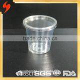 High Rated PET Material Plastic Refrigerated 5oz Sundae Cups With Lids