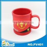 World cup durable gift red pvc cup