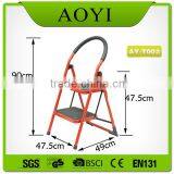 Steady 2 Step Metal Ladder With Handrail AY-T002 EN131 Approved thumbnail-2