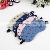 Cotton Print Eye Mask Sleep Mask With High Quality Elastic