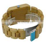 Natural Handsmade Men's Wooden Watch Bamboo Bracelet thumbnail-3