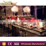Wholesale Rectangle Hotel Banquet Crystal Chandelier Table thumbnail-2