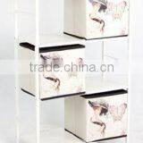 2015 New Fashional 3 Tiers Fabric Drawer Storage Rack thumbnail-2