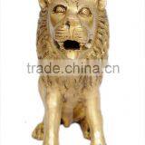 Brass Lion 13"