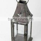 100369MC- Square Metal Candle Lantern thumbnail-1