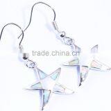 Wholesale 925 Sterling Silver Blue Opal Starfish Earrings thumbnail-4