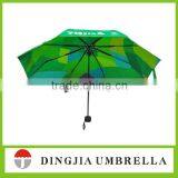 green color advertising umbrella for Christmas gift