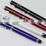 4 in 1 Metal Engraved LED Light and Laser Pen Multifunction Touch Pen thumbnail-4