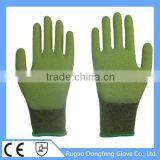 Wholesale Seamless Knitted Comfortable & Breathable Non Slip Grip Latex Palm Coated Bamboo Fiber Safety Gloves For Working thumbnail-1