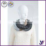Unisex Winter Warm Infinity 2 Circle Cable Knitted Infinity Scarf (Can be Customized) thumbnail-2