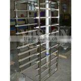 Stainless Steel Single Row Bakery Tray Trolly thumbnail-3