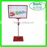A4 Plastic Poster Display Stand for supermarket