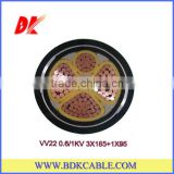 0.6/1KV PVC insulated and sheathed steel tape armored Power Cable