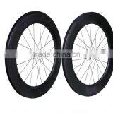 High Stiffness 3k Matte 700c Carbon 88mm Clincher Road Wheels, 88mm Clincher Wheelset Carbon Wheel/ Road Bike Racing Wheelset thumbnail-2