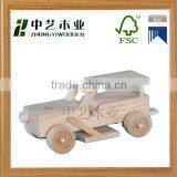 Wholesales in China Cheap OEM Eco-friendly Handmade DIY Wooden Truck Toys for Kids thumbnail-3