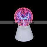 Hottest magic festival decoration gift 5 inch plasma light with dragonfly