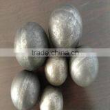 Iron alloy cast and forged grinding media ball