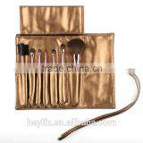 Hot Selling Synthetic Hair Wooden Handle Travelling Cruelty Free 7PCS Blue Makeup Brush Set thumbnail-6