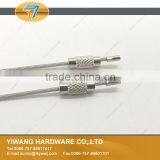 Outdoor Hiking Transparent Stainless Steel Wire Key Ring Cable Keychain thumbnail-2