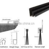 custom door seal brush strip