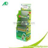 Custom Promotion Equipment Cardboard Storage Shelving For Retail Stores