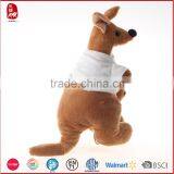 Dressed Cute Mom And Baby Stuffed Plush Toys Kangaroo Wholesaler thumbnail-3