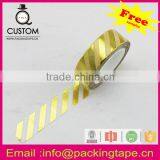 Hot Selling Hot Sale Gold Blocking Washi Tape thumbnail-5