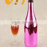 Professional Custom Made 750ml Champagne Bottles Colour Glass Bottles and Bottle Manufacturer thumbnail-5
