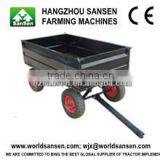 2 Wheels Tractor Dump Trailer 1500Lb. Capacity 17cu Utility Dump Trailer for ATV thumbnail-6