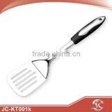 Rubber TPR Handle Stainless Steel Compost Slotted Turner