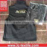 Wholesale Top Quality Gold Stitching Embroidery With Your Logo Anti-pilling Full Zipper Polar Fleece Vest for Men(LCTU0048) thumbnail-5