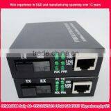 a Pair BIDI WDM Single Fiber 10 100M 1310 1550 100km Ethernet Fiber Media Converter thumbnail-1