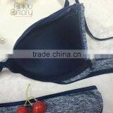 Sexy Ladies New Style Comfortable Breathable Thin Cup Bra and Panty Set Fashion Bikini thumbnail-4