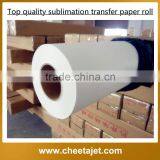 130gsm 100gsm 80gsm sublimation heat transfer paper roll