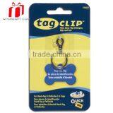 Bone Aluminium Anodized Pet Tags In Mid Size