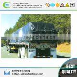 Heavy Duty Lumber Tarp - 16' x 27' (4' Drop & Flap) - 18oz Black Trailer Tarp