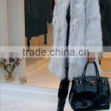 2015 European fashion sheep fur coat for ladies