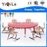 Children Study Desk Children Double Desk and Chair School Furniture Guangzhou thumbnail-2